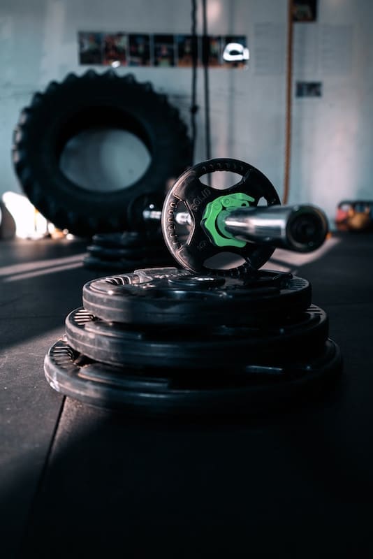 weights in the gym